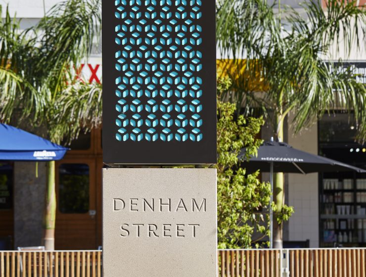 denham street pylon sign
