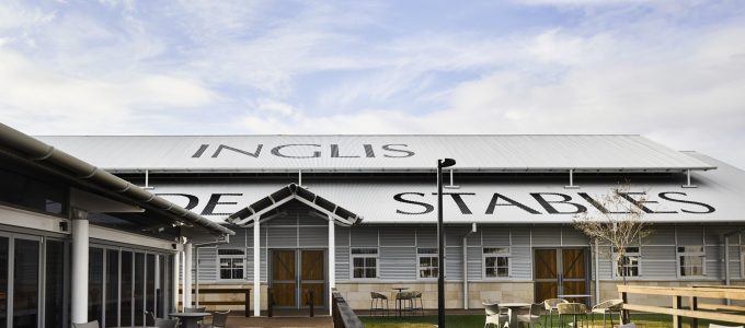 Riverside stables roof letters sign