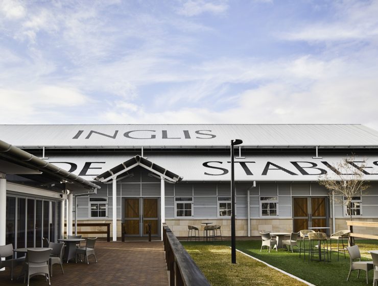 Riverside stables roof letters sign