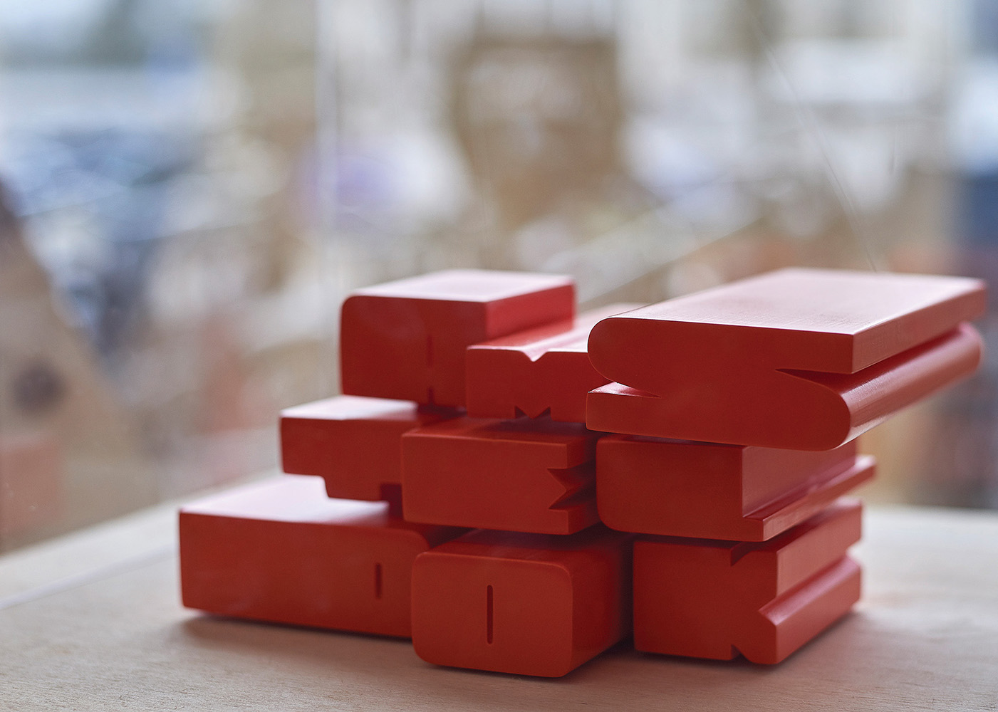 3D printed logo sign mockup