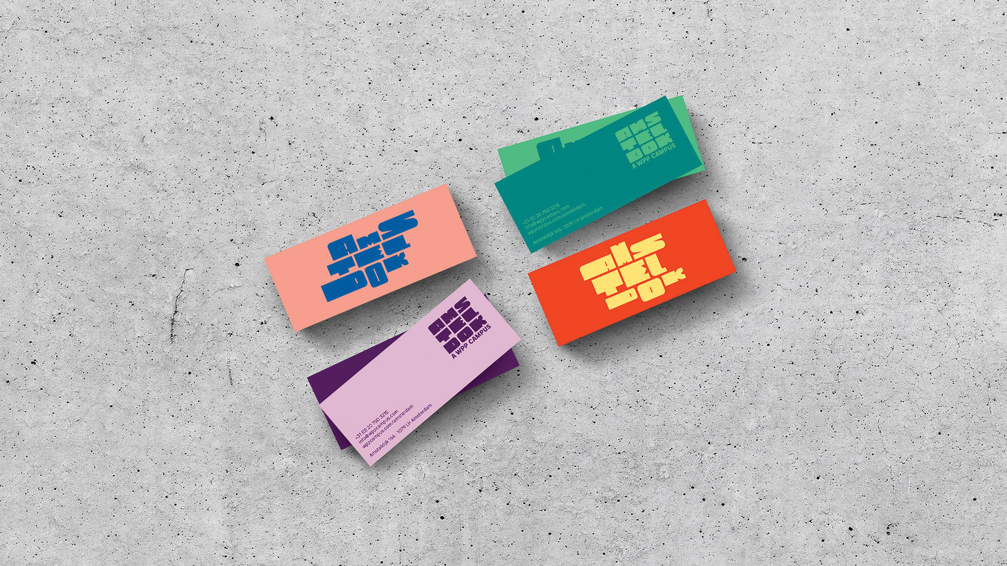 Amsteldock reception business cards