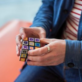 Amsteldok promotional rubiks cube