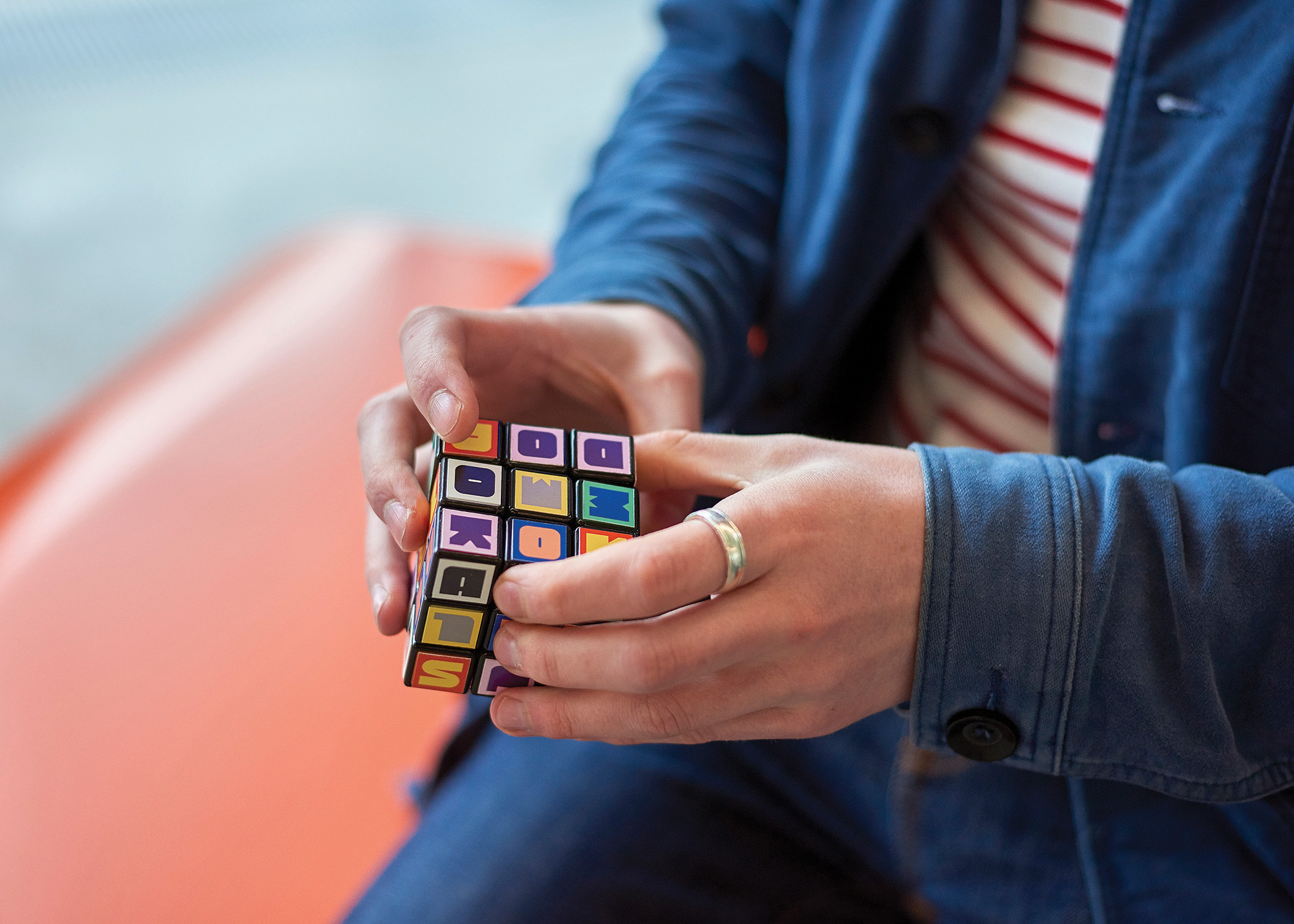 Amsteldok promotional rubiks cube
