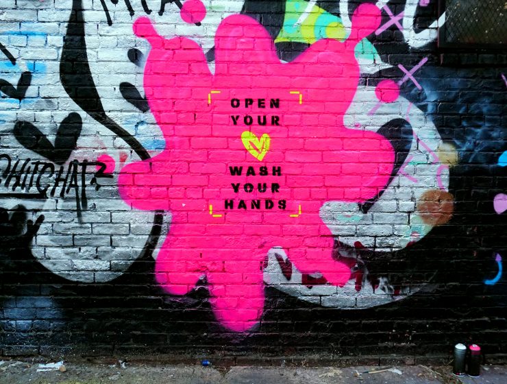 Coronavirus Street Stencil